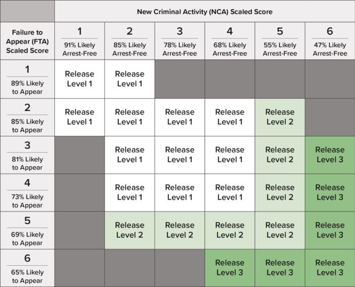 Guide to the Release Conditions Matrix | Advancing Pretrial Policy 