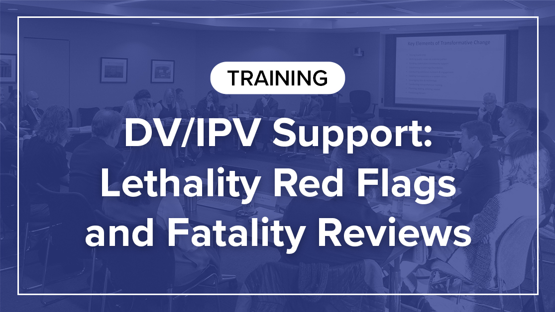 DV/IPV Support: Lethality Red Flags a...
